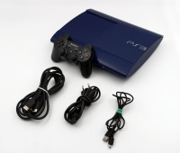 Игровая приставка Sony PlayStation 3 Super Slim 500 Gb Blue HEN С играми